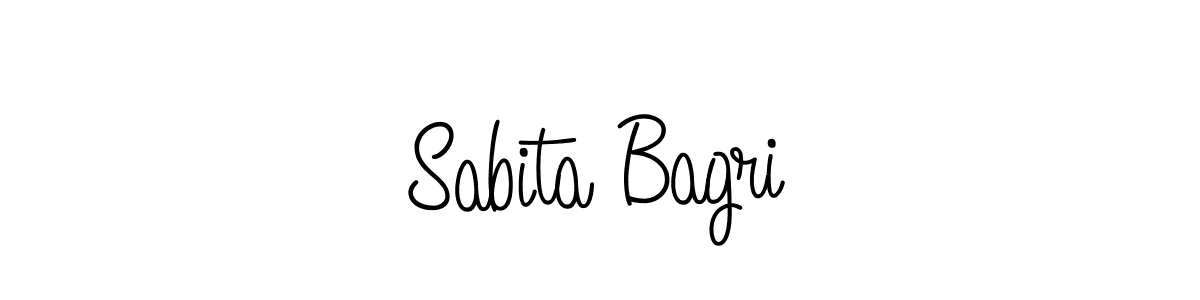 Make a beautiful signature design for name Sabita Bagri. Use this online signature maker to create a handwritten signature for free. Sabita Bagri signature style 5 images and pictures png