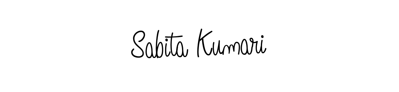 Make a beautiful signature design for name Sabita Kumari. Use this online signature maker to create a handwritten signature for free. Sabita Kumari signature style 5 images and pictures png