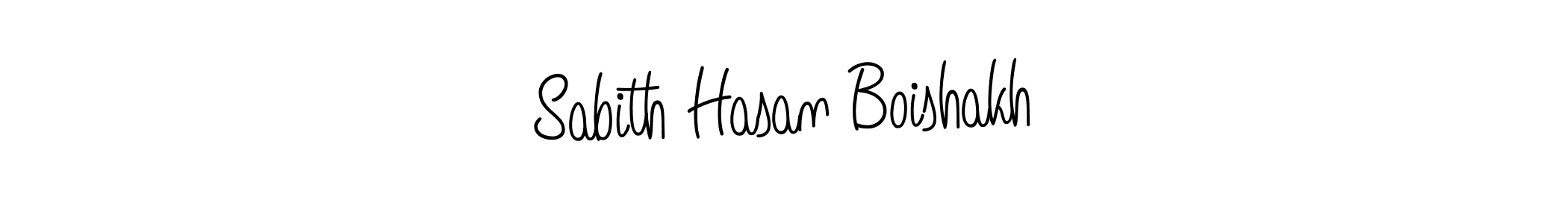 The best way (Angelique-Rose-font-FFP) to make a short signature is to pick only two or three words in your name. The name Sabith Hasan Boishakh include a total of six letters. For converting this name. Sabith Hasan Boishakh signature style 5 images and pictures png