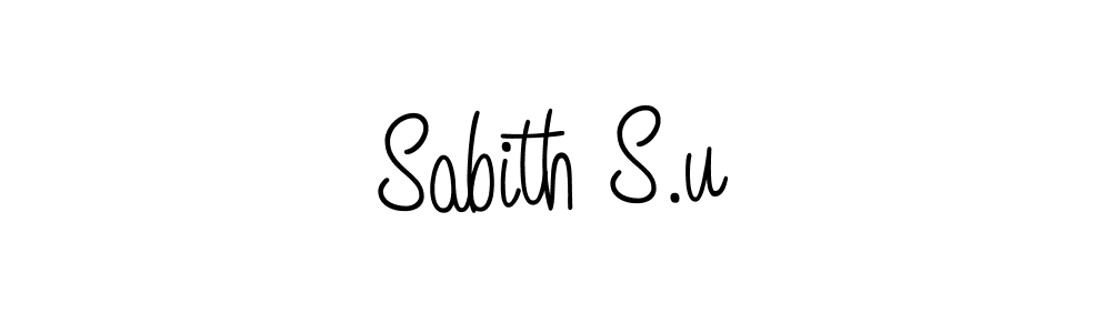 Also we have Sabith S.u name is the best signature style. Create professional handwritten signature collection using Angelique-Rose-font-FFP autograph style. Sabith S.u signature style 5 images and pictures png