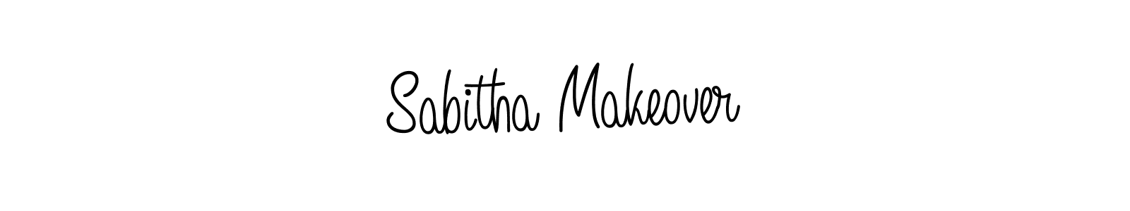 Once you've used our free online signature maker to create your best signature Angelique-Rose-font-FFP style, it's time to enjoy all of the benefits that Sabitha Makeover name signing documents. Sabitha Makeover signature style 5 images and pictures png