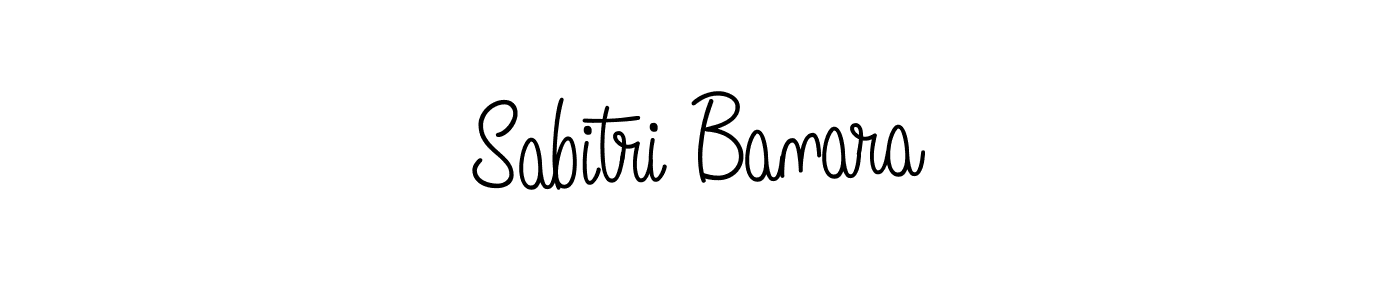 Use a signature maker to create a handwritten signature online. With this signature software, you can design (Angelique-Rose-font-FFP) your own signature for name Sabitri Banara. Sabitri Banara signature style 5 images and pictures png