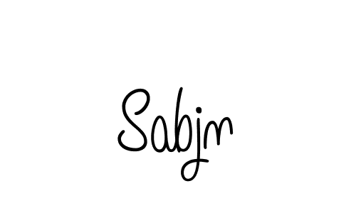 Make a beautiful signature design for name Sabjn. Use this online signature maker to create a handwritten signature for free. Sabjn signature style 5 images and pictures png