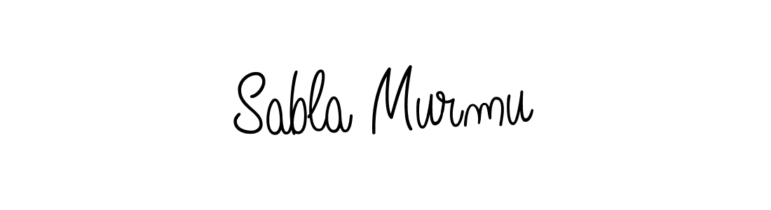 Use a signature maker to create a handwritten signature online. With this signature software, you can design (Angelique-Rose-font-FFP) your own signature for name Sabla Murmu. Sabla Murmu signature style 5 images and pictures png