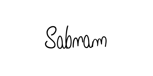 It looks lik you need a new signature style for name Sabnam. Design unique handwritten (Angelique-Rose-font-FFP) signature with our free signature maker in just a few clicks. Sabnam signature style 5 images and pictures png