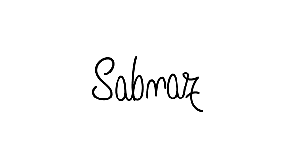 You should practise on your own different ways (Angelique-Rose-font-FFP) to write your name (Sabnaz) in signature. don't let someone else do it for you. Sabnaz signature style 5 images and pictures png