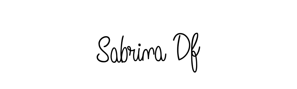 The best way (Angelique-Rose-font-FFP) to make a short signature is to pick only two or three words in your name. The name Sabrina Df include a total of six letters. For converting this name. Sabrina Df signature style 5 images and pictures png