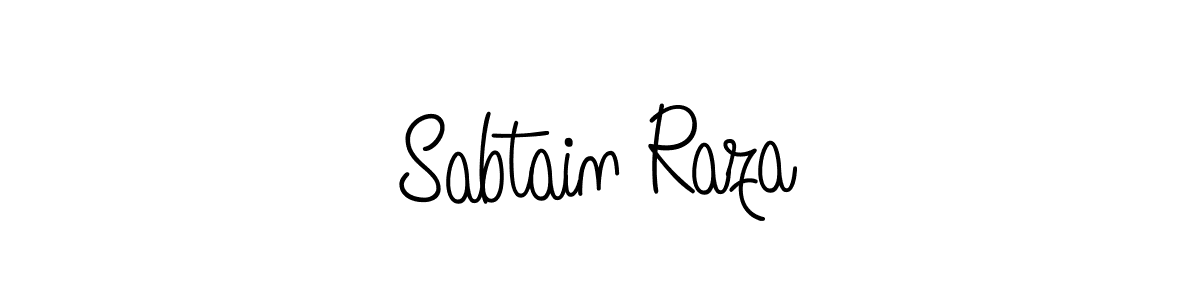 Check out images of Autograph of Sabtain Raza name. Actor Sabtain Raza Signature Style. Angelique-Rose-font-FFP is a professional sign style online. Sabtain Raza signature style 5 images and pictures png