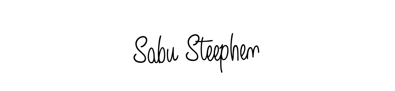 Create a beautiful signature design for name Sabu Steephen. With this signature (Angelique-Rose-font-FFP) fonts, you can make a handwritten signature for free. Sabu Steephen signature style 5 images and pictures png