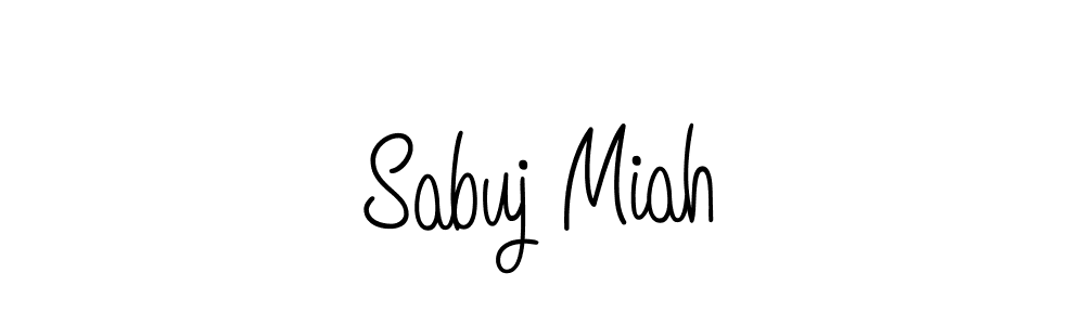 Make a beautiful signature design for name Sabuj Miah. Use this online signature maker to create a handwritten signature for free. Sabuj Miah signature style 5 images and pictures png