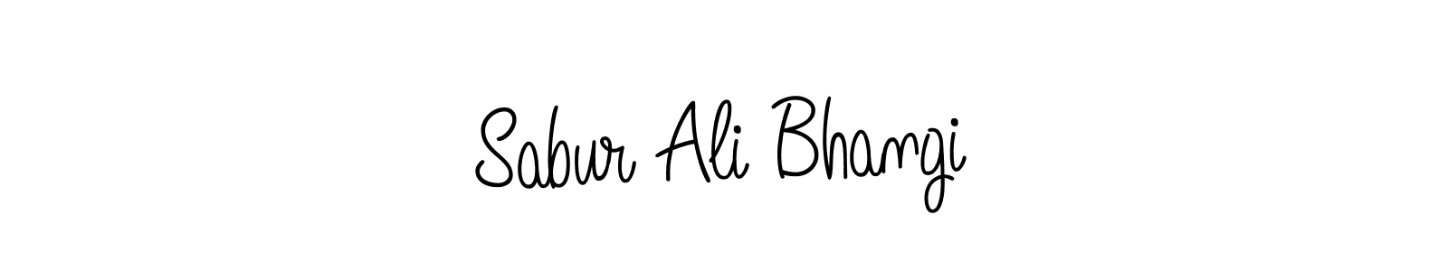 Make a short Sabur Ali Bhangi signature style. Manage your documents anywhere anytime using Angelique-Rose-font-FFP. Create and add eSignatures, submit forms, share and send files easily. Sabur Ali Bhangi signature style 5 images and pictures png