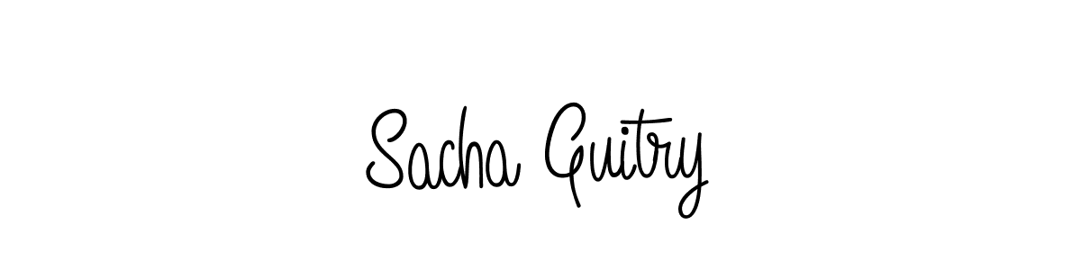 Use a signature maker to create a handwritten signature online. With this signature software, you can design (Angelique-Rose-font-FFP) your own signature for name Sacha Guitry. Sacha Guitry signature style 5 images and pictures png