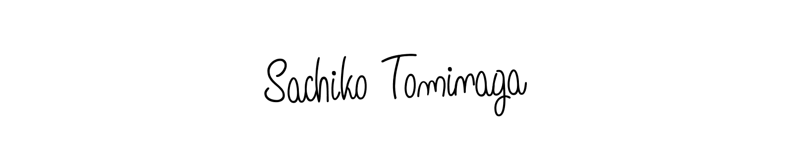 How to make Sachiko Tominaga name signature. Use Angelique-Rose-font-FFP style for creating short signs online. This is the latest handwritten sign. Sachiko Tominaga signature style 5 images and pictures png