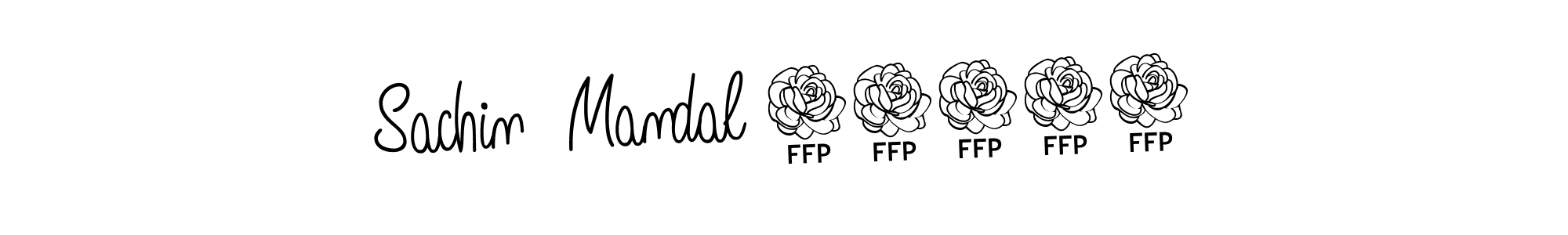 This is the best signature style for the Sachin  Mandal 62054 name. Also you like these signature font (Angelique-Rose-font-FFP). Mix name signature. Sachin  Mandal 62054 signature style 5 images and pictures png