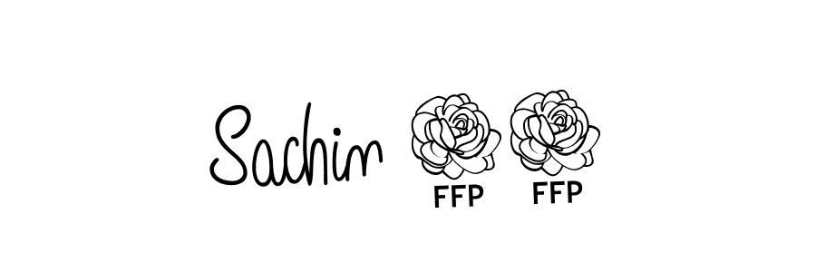 Design your own signature with our free online signature maker. With this signature software, you can create a handwritten (Angelique-Rose-font-FFP) signature for name Sachin 52. Sachin 52 signature style 5 images and pictures png