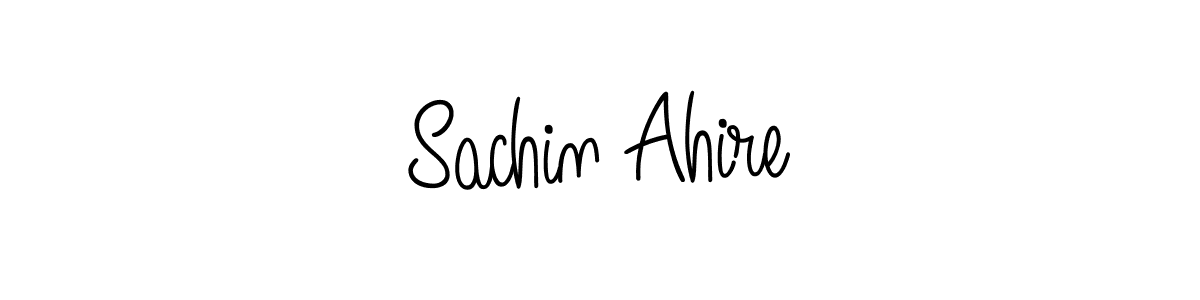It looks lik you need a new signature style for name Sachin Ahire. Design unique handwritten (Angelique-Rose-font-FFP) signature with our free signature maker in just a few clicks. Sachin Ahire signature style 5 images and pictures png