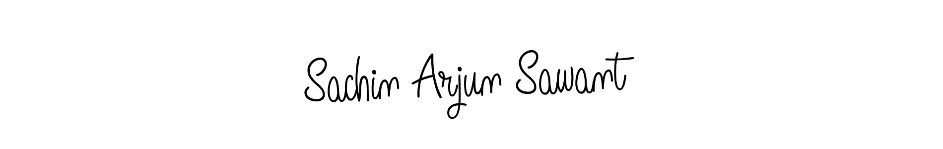 Also we have Sachin Arjun Sawant name is the best signature style. Create professional handwritten signature collection using Angelique-Rose-font-FFP autograph style. Sachin Arjun Sawant signature style 5 images and pictures png