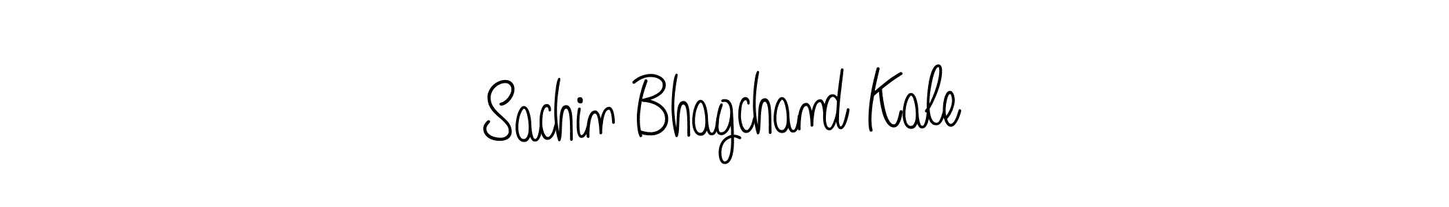 How to make Sachin Bhagchand Kale name signature. Use Angelique-Rose-font-FFP style for creating short signs online. This is the latest handwritten sign. Sachin Bhagchand Kale signature style 5 images and pictures png