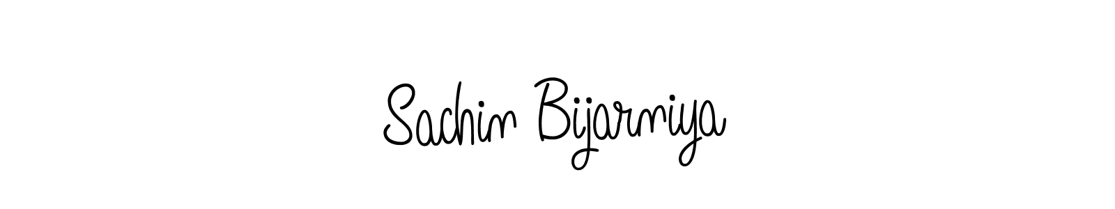 Sachin Bijarniya stylish signature style. Best Handwritten Sign (Angelique-Rose-font-FFP) for my name. Handwritten Signature Collection Ideas for my name Sachin Bijarniya. Sachin Bijarniya signature style 5 images and pictures png