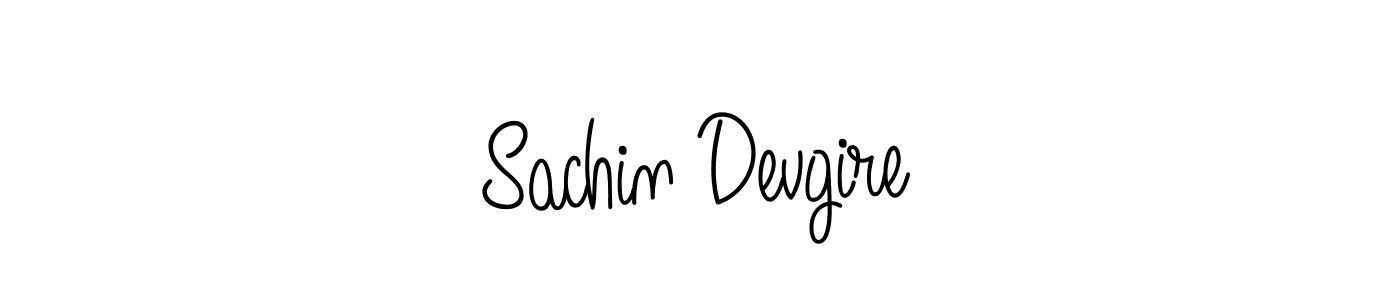 Sachin Devgire stylish signature style. Best Handwritten Sign (Angelique-Rose-font-FFP) for my name. Handwritten Signature Collection Ideas for my name Sachin Devgire. Sachin Devgire signature style 5 images and pictures png