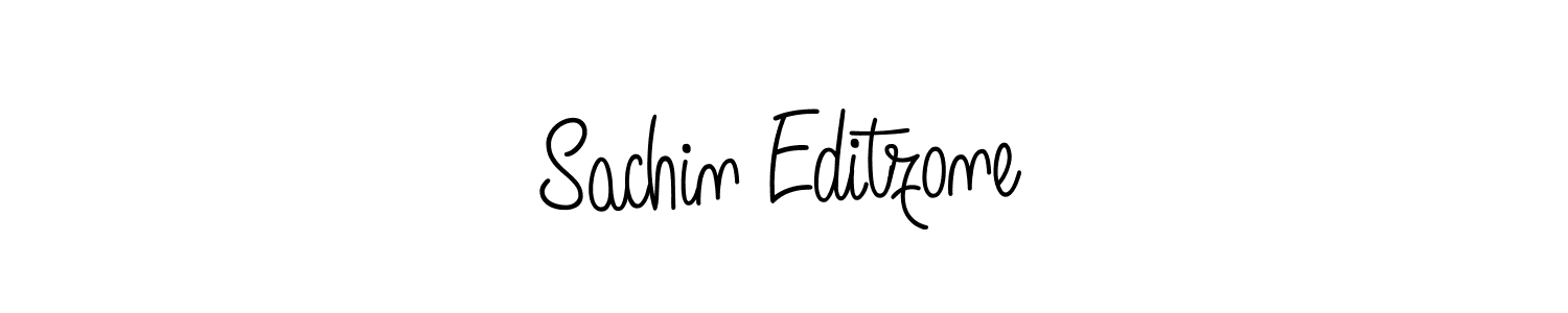 How to make Sachin Editzone name signature. Use Angelique-Rose-font-FFP style for creating short signs online. This is the latest handwritten sign. Sachin Editzone signature style 5 images and pictures png