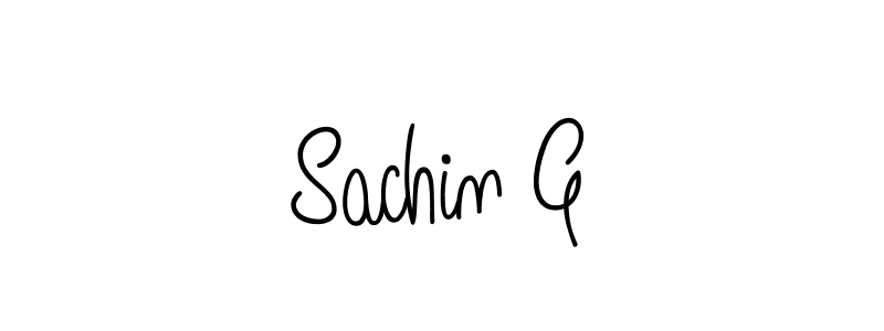 Best and Professional Signature Style for Sachin G. Angelique-Rose-font-FFP Best Signature Style Collection. Sachin G signature style 5 images and pictures png