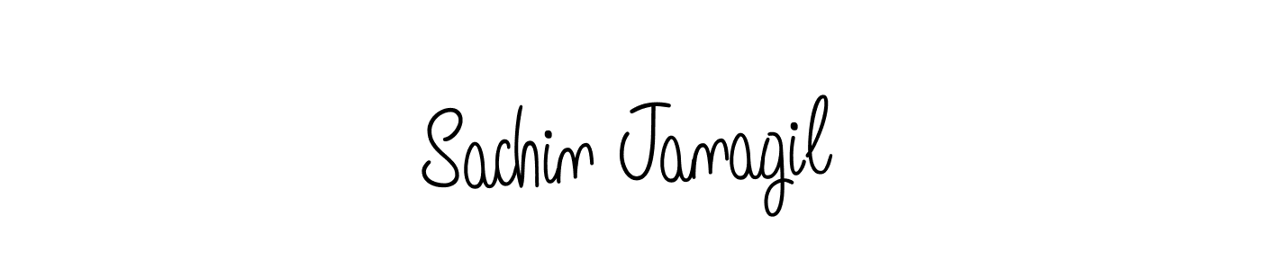 Best and Professional Signature Style for Sachin Janagil. Angelique-Rose-font-FFP Best Signature Style Collection. Sachin Janagil signature style 5 images and pictures png