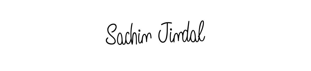 Sachin Jindal stylish signature style. Best Handwritten Sign (Angelique-Rose-font-FFP) for my name. Handwritten Signature Collection Ideas for my name Sachin Jindal. Sachin Jindal signature style 5 images and pictures png