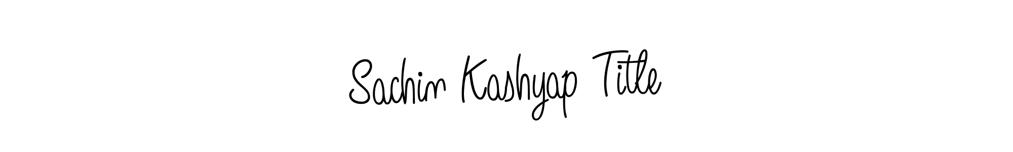 Similarly Angelique-Rose-font-FFP is the best handwritten signature design. Signature creator online .You can use it as an online autograph creator for name Sachin Kashyap Title. Sachin Kashyap Title signature style 5 images and pictures png