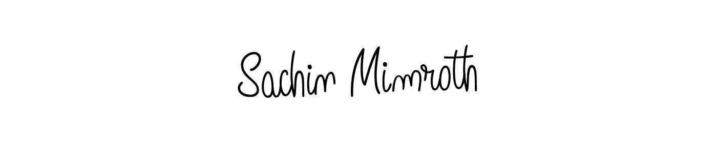 Best and Professional Signature Style for Sachin Mimroth. Angelique-Rose-font-FFP Best Signature Style Collection. Sachin Mimroth signature style 5 images and pictures png