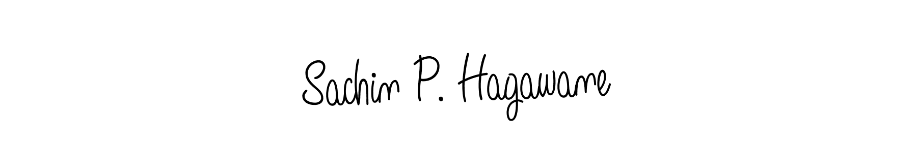 Create a beautiful signature design for name Sachin P. Hagawane. With this signature (Angelique-Rose-font-FFP) fonts, you can make a handwritten signature for free. Sachin P. Hagawane signature style 5 images and pictures png