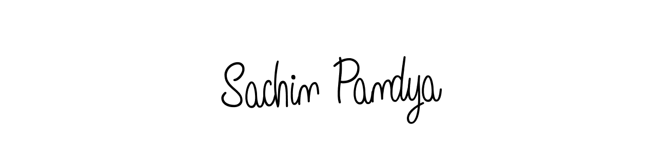 How to make Sachin Pandya signature? Angelique-Rose-font-FFP is a professional autograph style. Create handwritten signature for Sachin Pandya name. Sachin Pandya signature style 5 images and pictures png