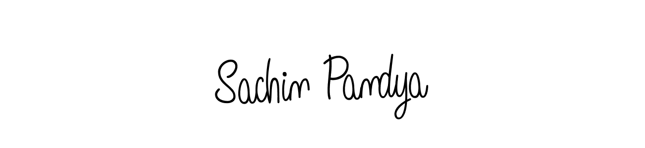 How to make Sachin Pandya signature? Angelique-Rose-font-FFP is a professional autograph style. Create handwritten signature for Sachin Pandya name. Sachin Pandya signature style 5 images and pictures png