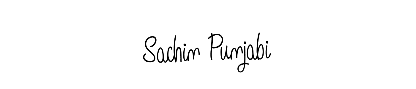 if you are searching for the best signature style for your name Sachin Punjabi. so please give up your signature search. here we have designed multiple signature styles  using Angelique-Rose-font-FFP. Sachin Punjabi signature style 5 images and pictures png