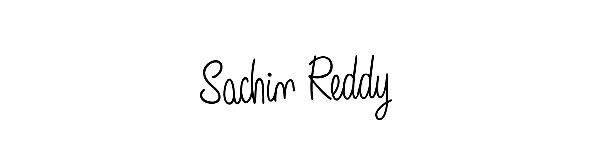How to make Sachin Reddy name signature. Use Angelique-Rose-font-FFP style for creating short signs online. This is the latest handwritten sign. Sachin Reddy signature style 5 images and pictures png