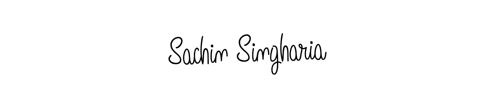 Sachin Singharia stylish signature style. Best Handwritten Sign (Angelique-Rose-font-FFP) for my name. Handwritten Signature Collection Ideas for my name Sachin Singharia. Sachin Singharia signature style 5 images and pictures png