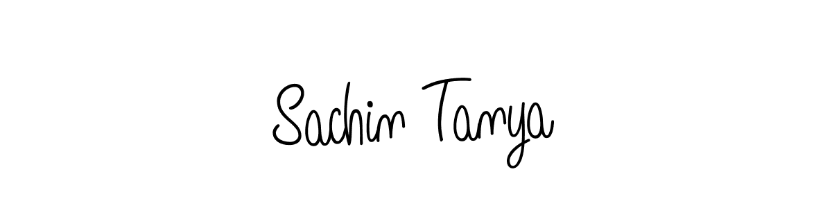Make a beautiful signature design for name Sachin Tanya. With this signature (Angelique-Rose-font-FFP) style, you can create a handwritten signature for free. Sachin Tanya signature style 5 images and pictures png