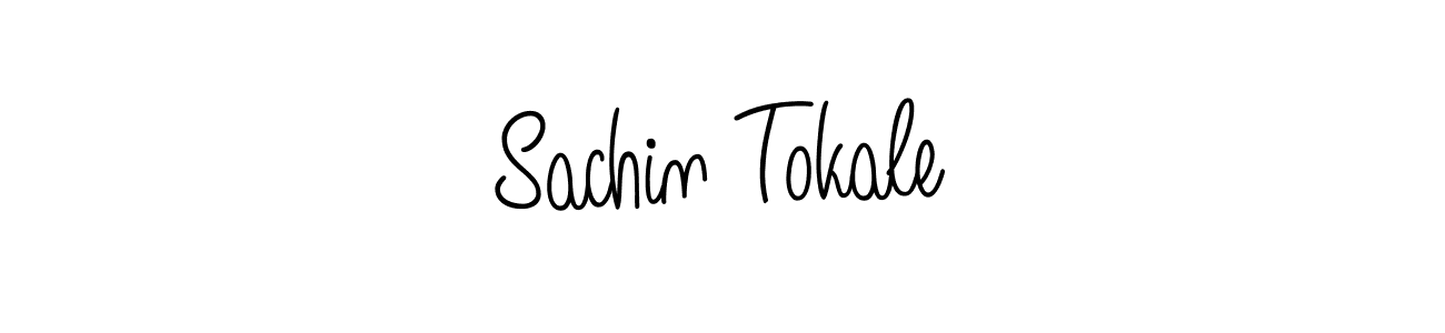 Make a beautiful signature design for name Sachin Tokale. With this signature (Angelique-Rose-font-FFP) style, you can create a handwritten signature for free. Sachin Tokale signature style 5 images and pictures png