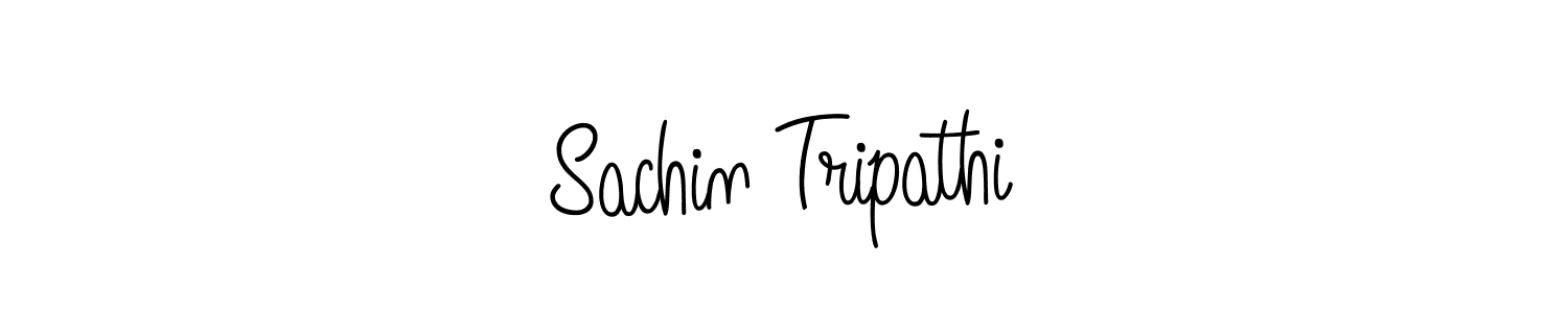 Use a signature maker to create a handwritten signature online. With this signature software, you can design (Angelique-Rose-font-FFP) your own signature for name Sachin Tripathi. Sachin Tripathi signature style 5 images and pictures png