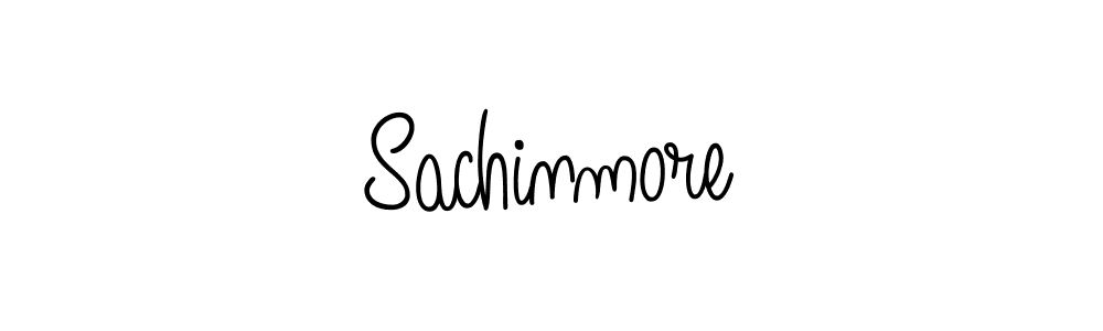 Sachinmore stylish signature style. Best Handwritten Sign (Angelique-Rose-font-FFP) for my name. Handwritten Signature Collection Ideas for my name Sachinmore. Sachinmore signature style 5 images and pictures png