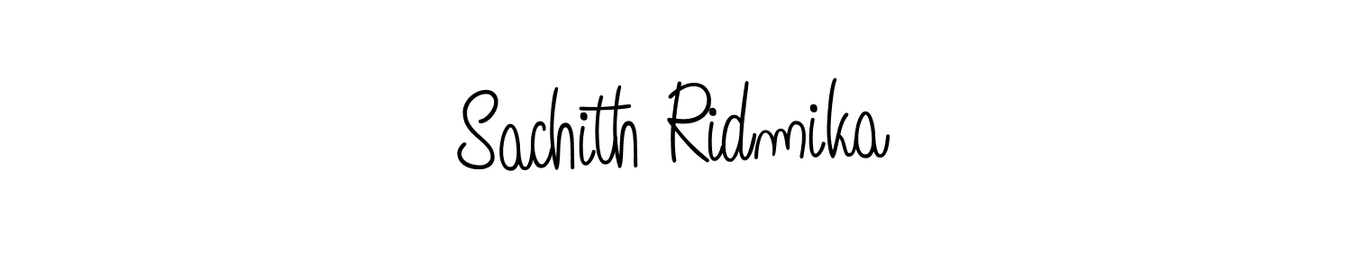 The best way (Angelique-Rose-font-FFP) to make a short signature is to pick only two or three words in your name. The name Sachith Ridmika include a total of six letters. For converting this name. Sachith Ridmika signature style 5 images and pictures png