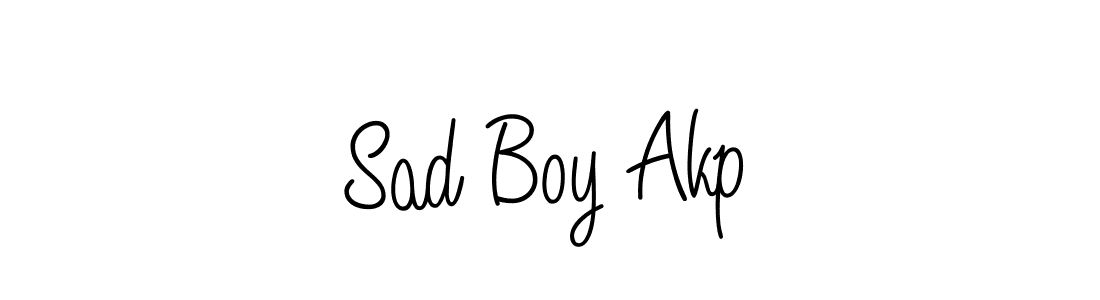 This is the best signature style for the Sad Boy Akp name. Also you like these signature font (Angelique-Rose-font-FFP). Mix name signature. Sad Boy Akp signature style 5 images and pictures png
