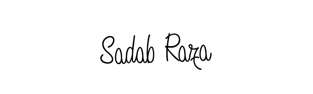Also we have Sadab Raza name is the best signature style. Create professional handwritten signature collection using Angelique-Rose-font-FFP autograph style. Sadab Raza signature style 5 images and pictures png