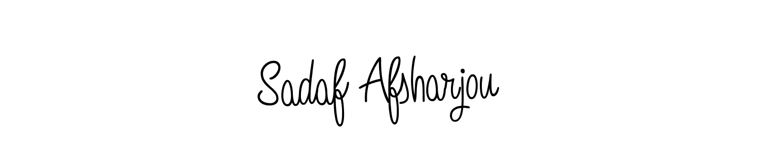 Make a short Sadaf Afsharjou signature style. Manage your documents anywhere anytime using Angelique-Rose-font-FFP. Create and add eSignatures, submit forms, share and send files easily. Sadaf Afsharjou signature style 5 images and pictures png