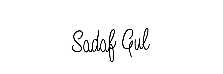 Also we have Sadaf Gul name is the best signature style. Create professional handwritten signature collection using Angelique-Rose-font-FFP autograph style. Sadaf Gul signature style 5 images and pictures png