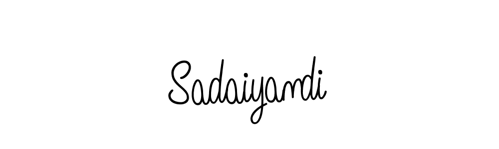 Create a beautiful signature design for name Sadaiyandi. With this signature (Angelique-Rose-font-FFP) fonts, you can make a handwritten signature for free. Sadaiyandi signature style 5 images and pictures png