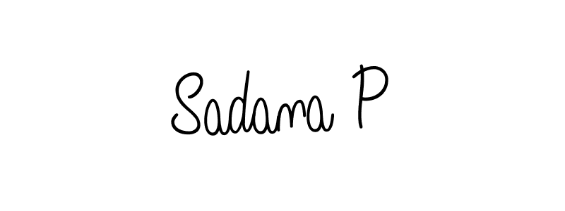 Angelique-Rose-font-FFP is a professional signature style that is perfect for those who want to add a touch of class to their signature. It is also a great choice for those who want to make their signature more unique. Get Sadana P name to fancy signature for free. Sadana P signature style 5 images and pictures png