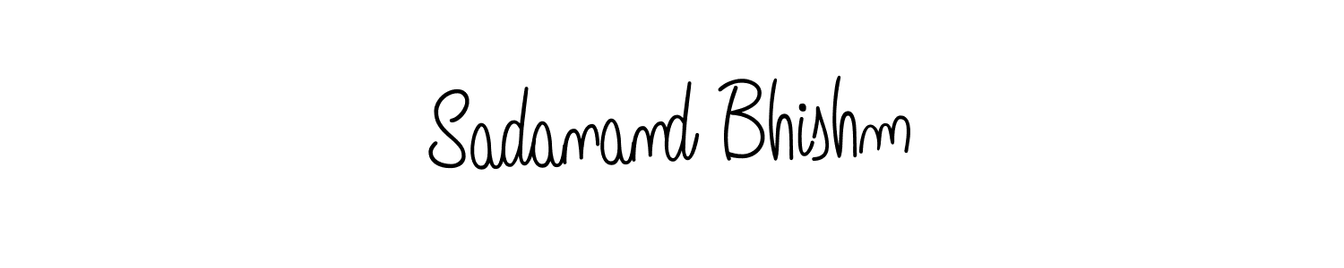 Angelique-Rose-font-FFP is a professional signature style that is perfect for those who want to add a touch of class to their signature. It is also a great choice for those who want to make their signature more unique. Get Sadanand Bhishm name to fancy signature for free. Sadanand Bhishm signature style 5 images and pictures png