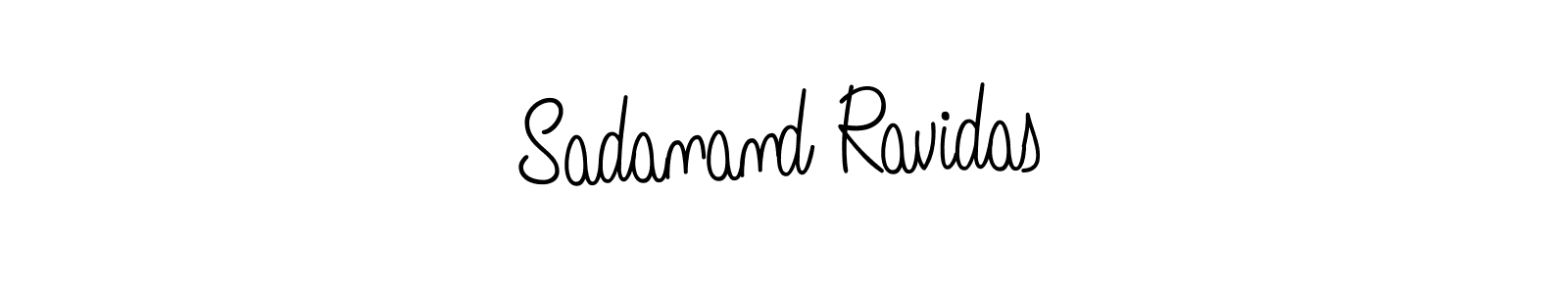 How to make Sadanand Ravidas name signature. Use Angelique-Rose-font-FFP style for creating short signs online. This is the latest handwritten sign. Sadanand Ravidas signature style 5 images and pictures png