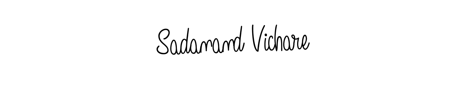Make a short Sadanand Vichare signature style. Manage your documents anywhere anytime using Angelique-Rose-font-FFP. Create and add eSignatures, submit forms, share and send files easily. Sadanand Vichare signature style 5 images and pictures png